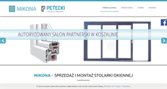 Desktop Screenshot of mikona.pl